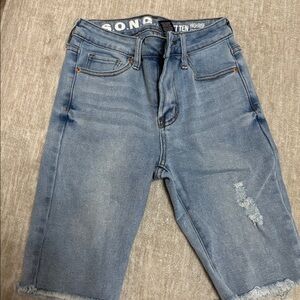 Sonoma Light Blue Distressed Denim Shorts